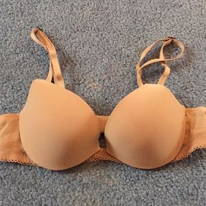Tan Calvin Klein Push-up Bra 34A